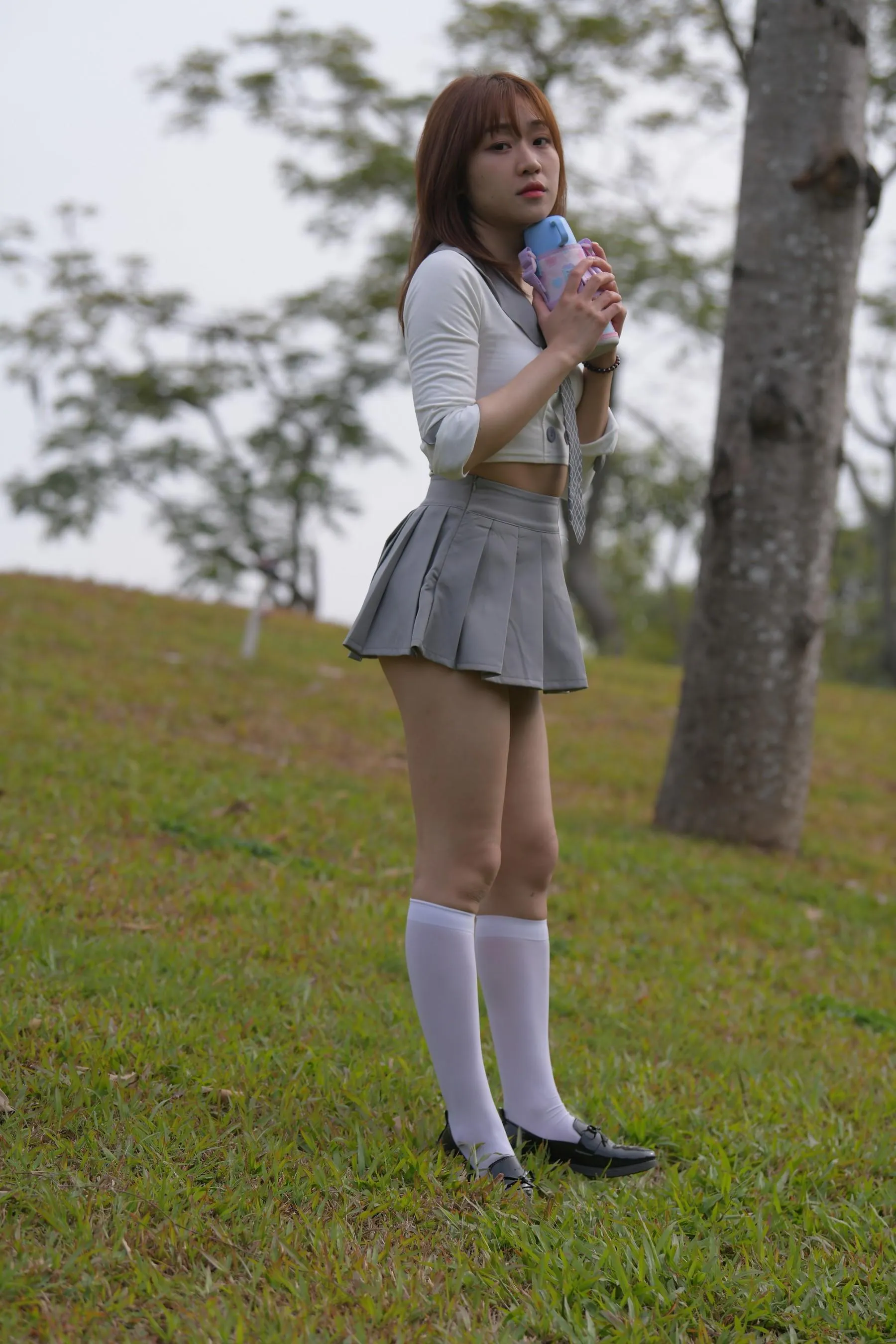[魔镜街拍] NO.095 性感动人的小百褶裙美女 [763P]插图1